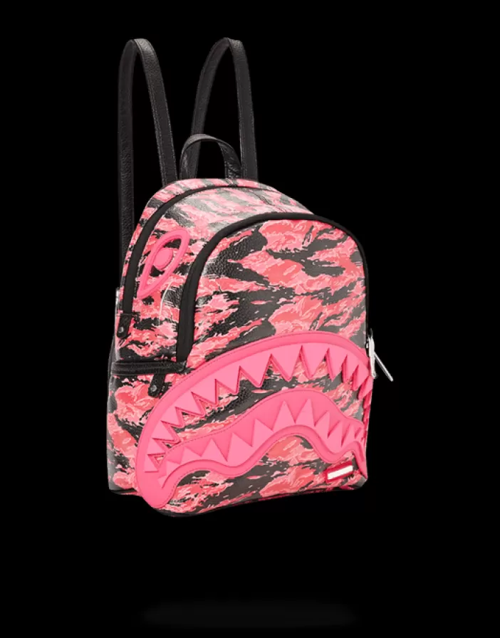 SAVAGES*Sprayground PINK TIGER CAMO SHARKMOUTH SAVAGE BACKPACK