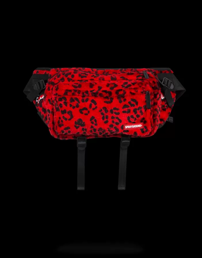 CROSSBODYS*Sprayground RED LEOPARD CROSSBODY TRANSPORTER