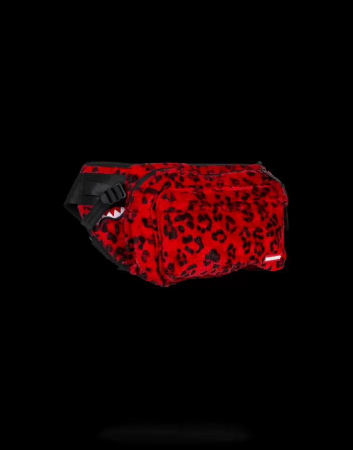 CROSSBODYS*Sprayground RED LEOPARD CROSSBODY TRANSPORTER