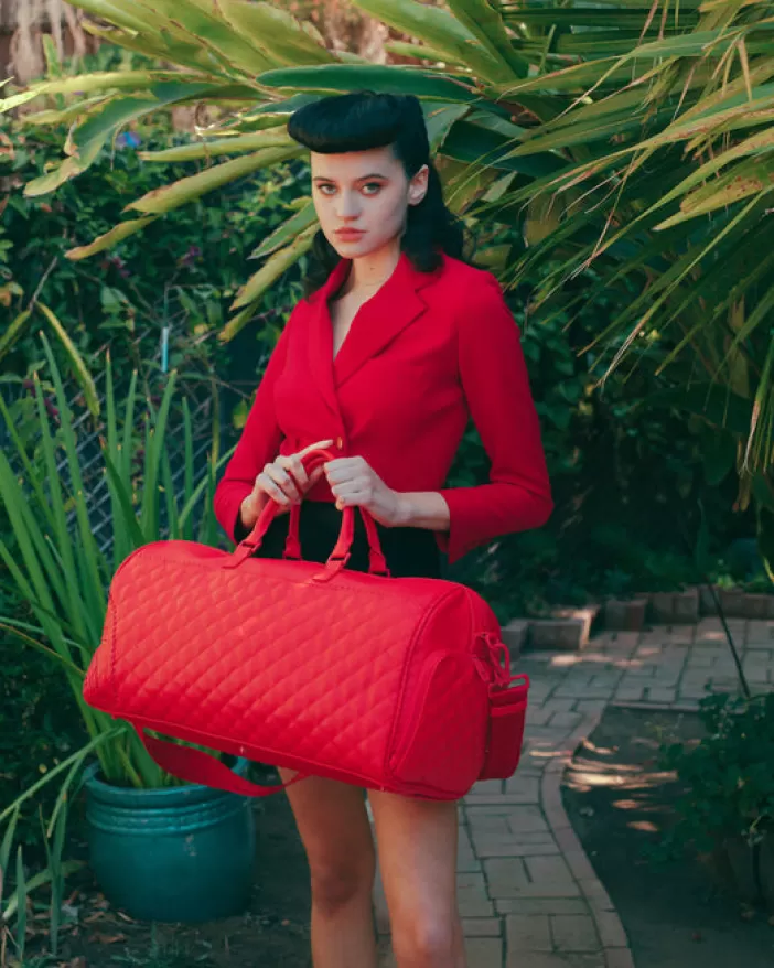 DUFFLES*Sprayground RED RIVIERA EMPEROR DUFFLE