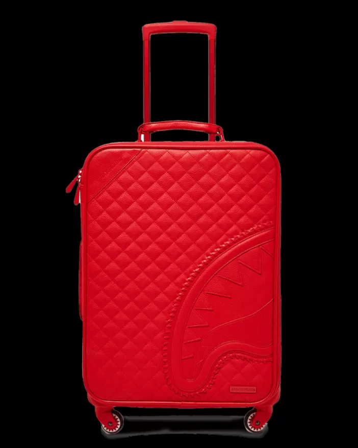 CARRY-ON LUGGAGE*Sprayground RED RIVIERA JETSETTER CARRY-ON LUGGAGE