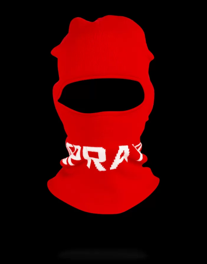 SKI MASKS*Sprayground RED LOGO SKI MASK