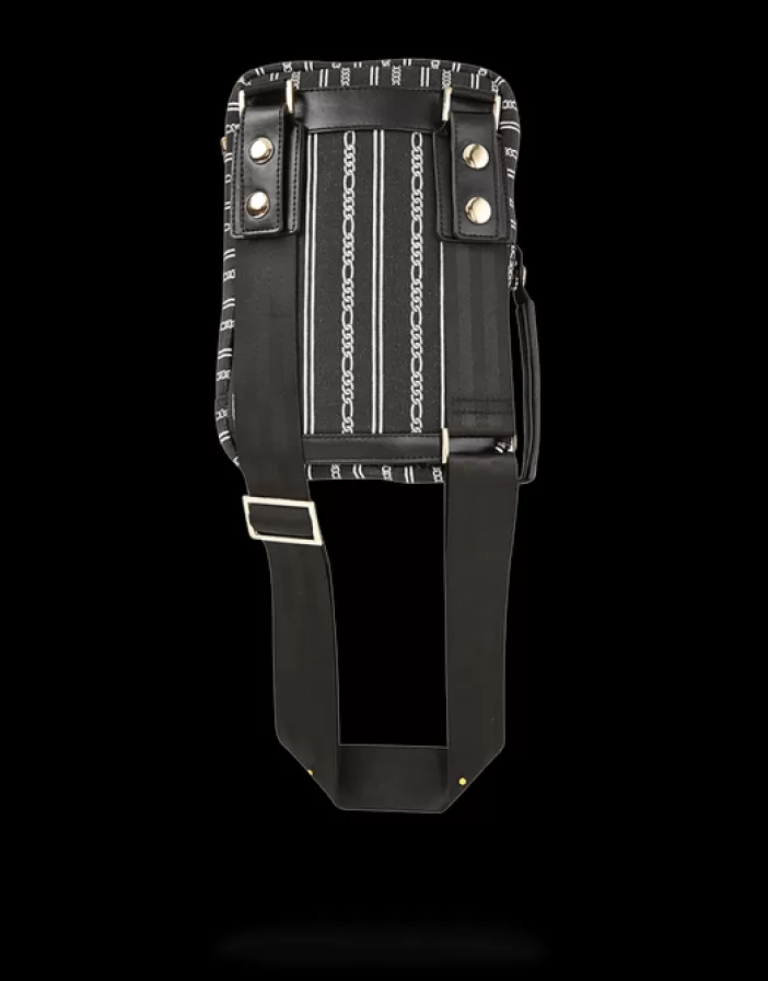 SLINGS*Sprayground REVERSE BLACK SHARKS IN PARIS SLING