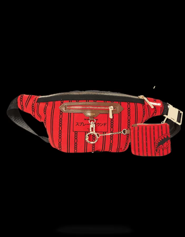 CROSSBODYS*Sprayground REVERSE SHARKS IN PARIS CROSSBODY (RED)