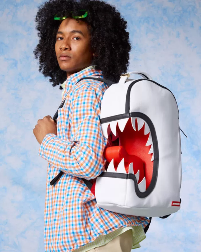 BACKPACKS*Sprayground SCREAM SHARK ART PIECE BACKPACK (DLXV)