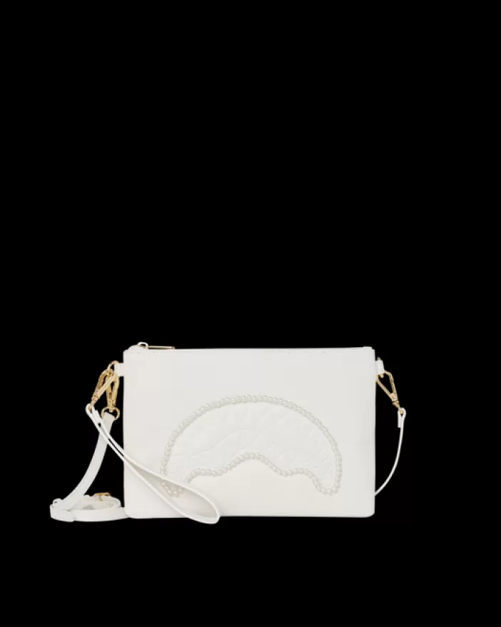 CROSSOVER CLUTCHES*Sprayground SECRET LIFE OF PEARLS CROSSOVER CLUTCH