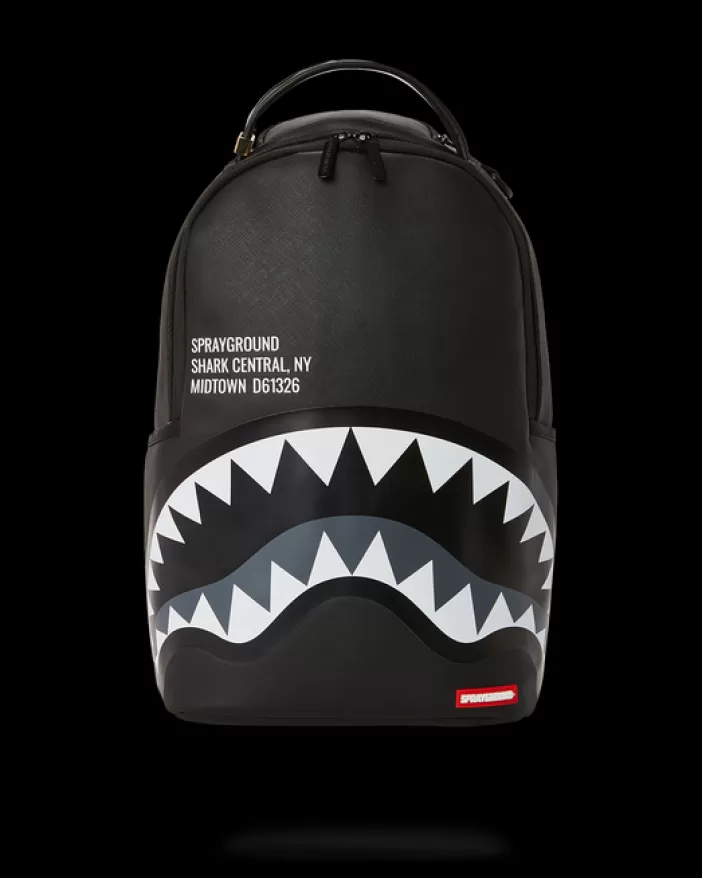 BACKPACKS*Sprayground SHARK CENTRAL GREYTONE BACKPACK (DLXV)