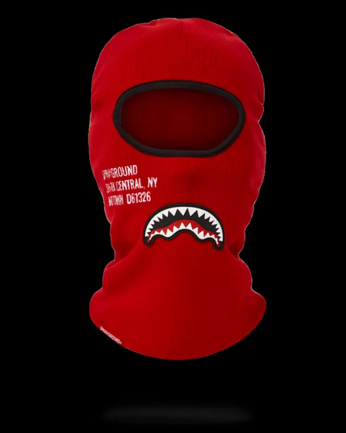 SKI MASKS | COLD WEATHER GEAR*Sprayground SHARK CENTRAL SKI MASK (RED)