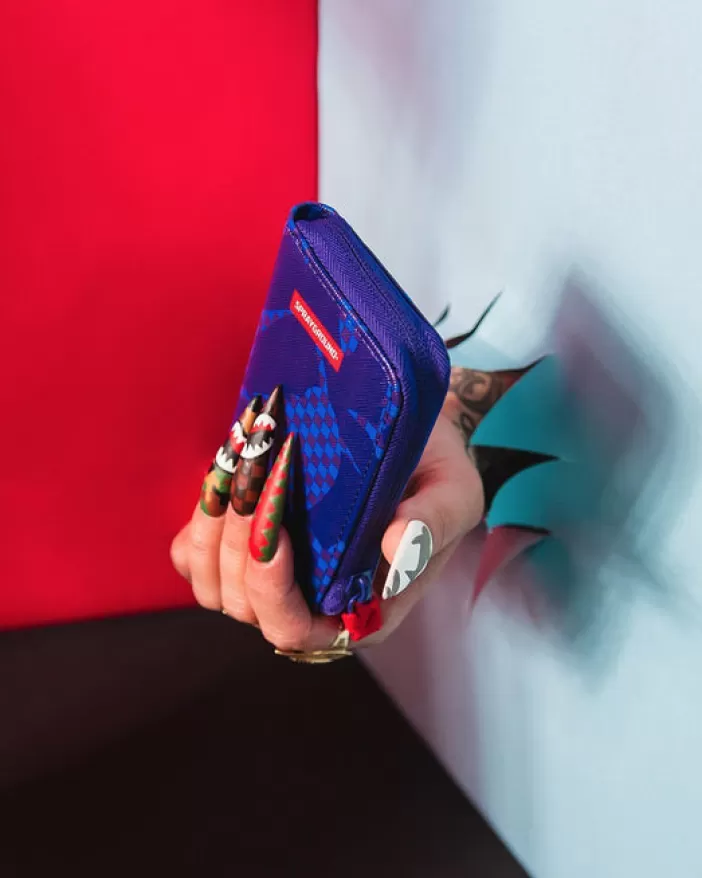 WALLETS*Sprayground SHARK CHECK (BLUE) WALLET