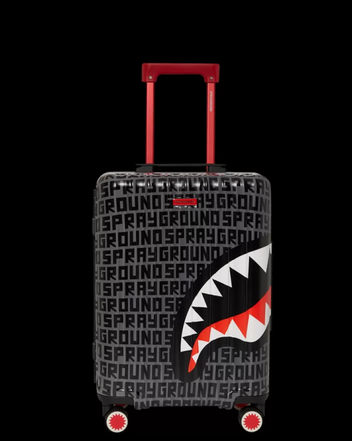 CARRY-ON LUGGAGE*Sprayground SHARKFINITY STEALTH PILOT SHARKNAUTICS HARDSHELL CARRY-ON LUGGAGE