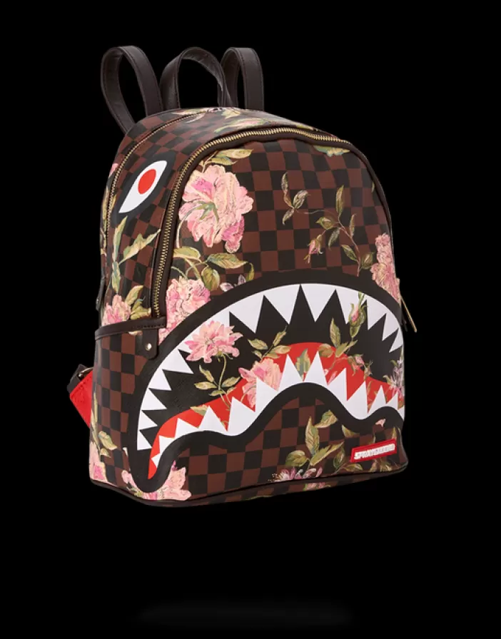 SAVAGES | BACKPACKS*Sprayground SHARKFLOWER SAVAGE BACKPACK (SMALLER MORE ELEGANT BACKPACK)