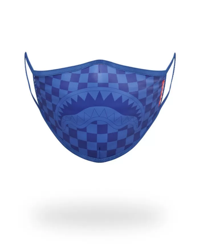 FACE MASKS*Sprayground SHARKS IN PARIS (BLUE) FORM-FITTING MASK