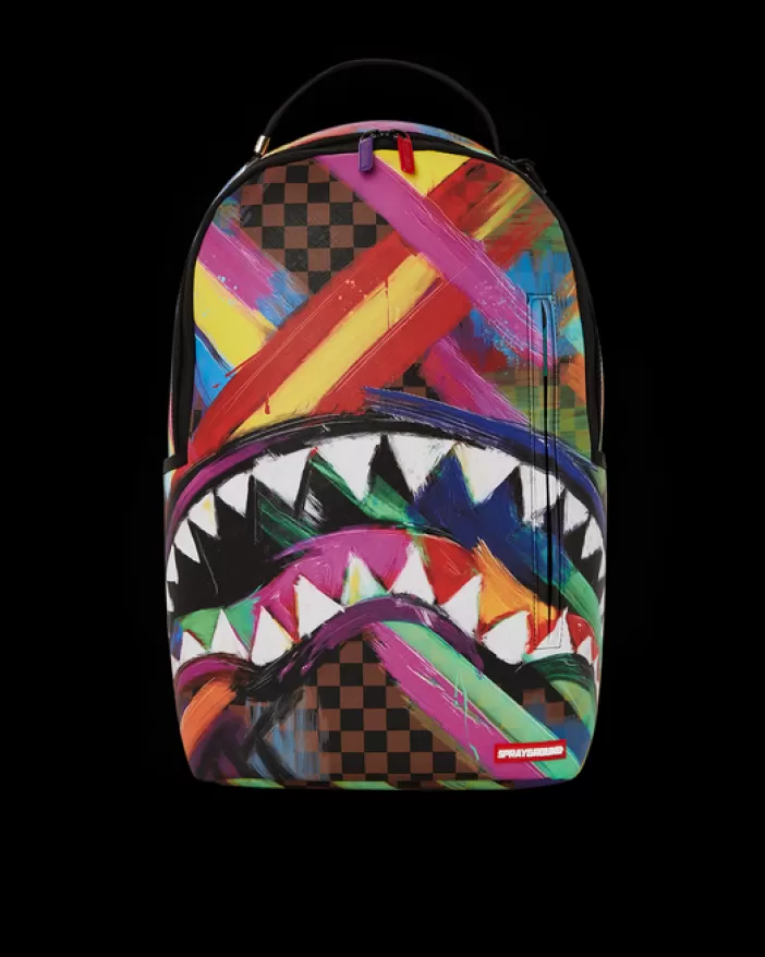 BACKPACKS*Sprayground SHARKS IN PARIS CITY STREAKS BACKPACK (DLXV)