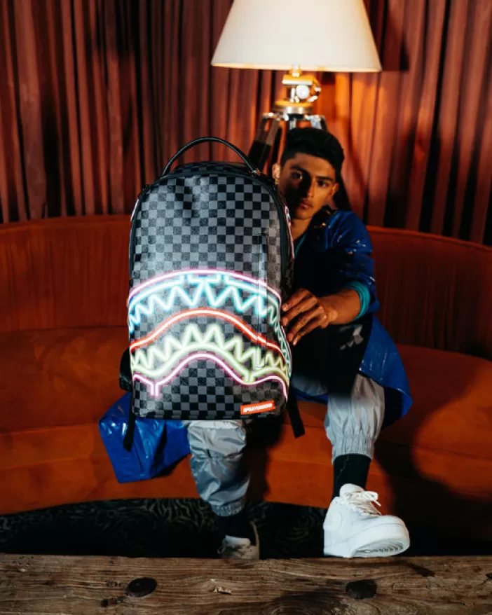 BACKPACKS*Sprayground SHARKS IN PARIS GLOW BACKPACK (DLXV)