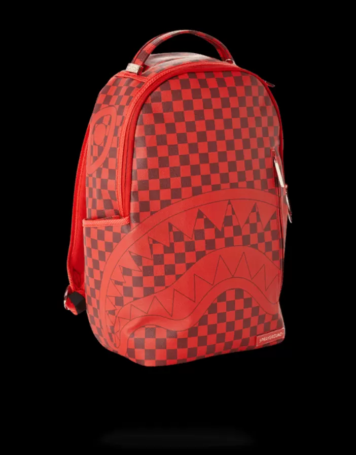 BACKPACKS*Sprayground SHARKS IN PARIS (RED CHECKERED EDITION)