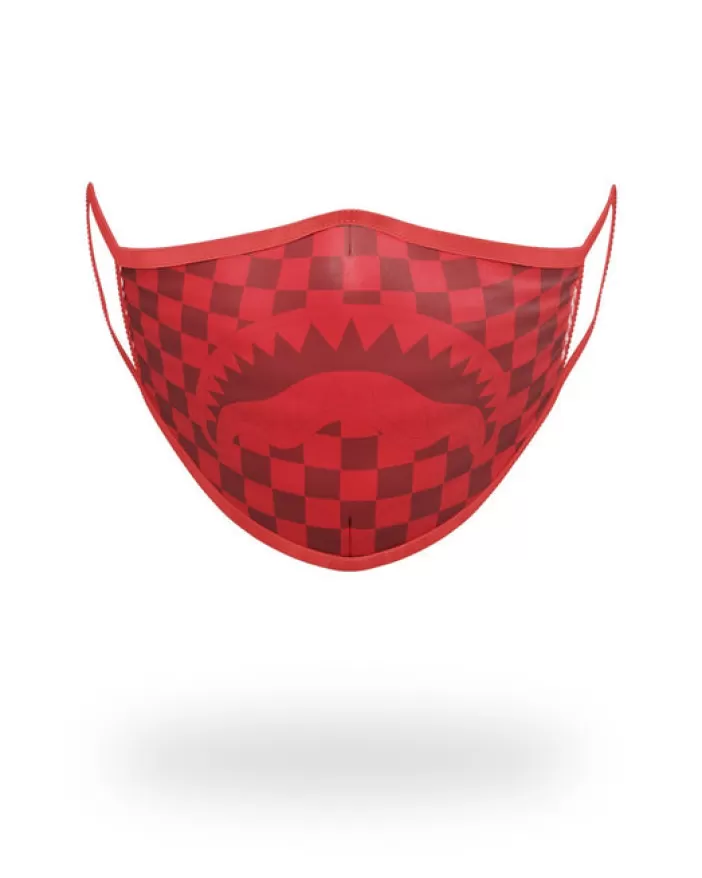 FACE MASKS*Sprayground SHARKS IN PARIS (RED) FORM-FITTING MASK