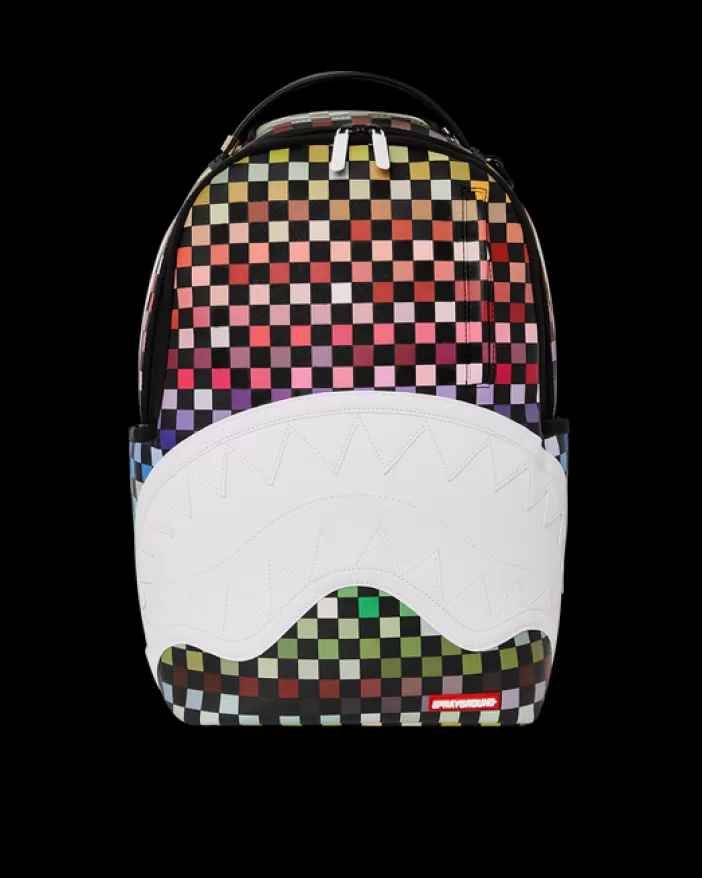 BACKPACKS*Sprayground SHARKS IN PARIS THE GRID BACKPACK (DLXV)
