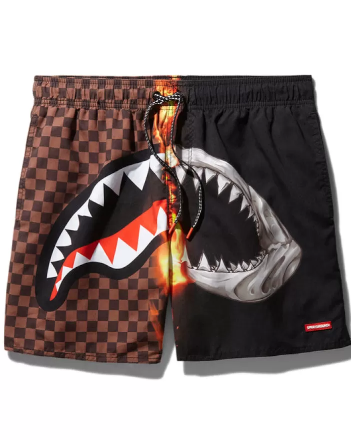 SWIMWEAR*Sprayground SHARKS IN PARIS UNSTOPPABLE SWIM TRUNKS