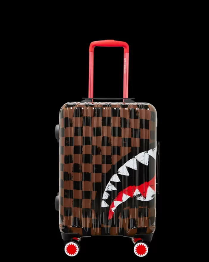 CARRY-ON LUGGAGE*Sprayground SHARKS IN PARIS VANQUISH SHARKNAUTICS HARDSHELL CARRY-ON LUGGAGE