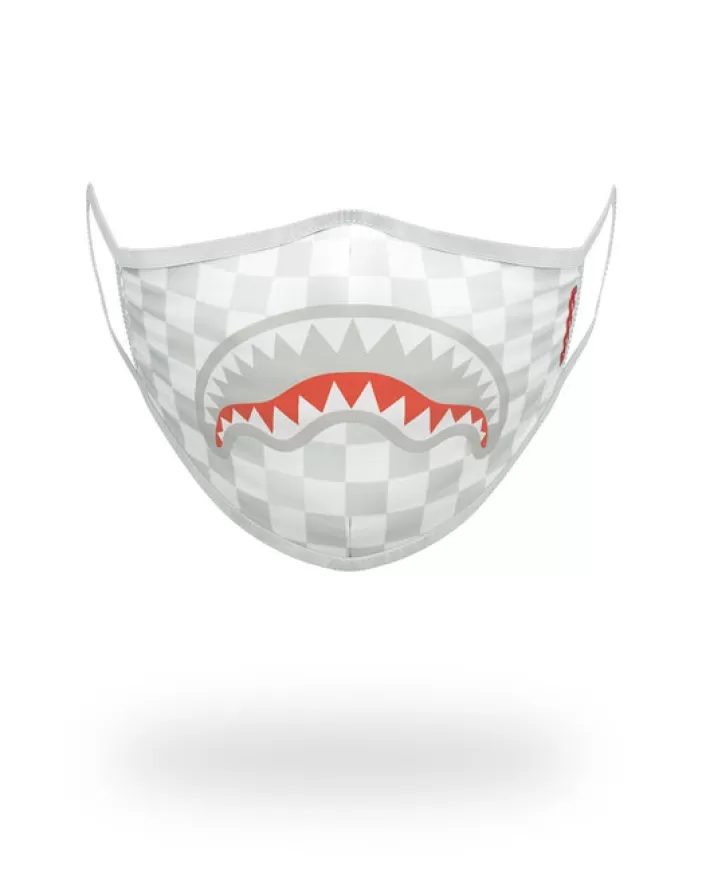 FACE MASKS*Sprayground SHARKS IN PARIS (WHITE) FORM-FITTING MASK
