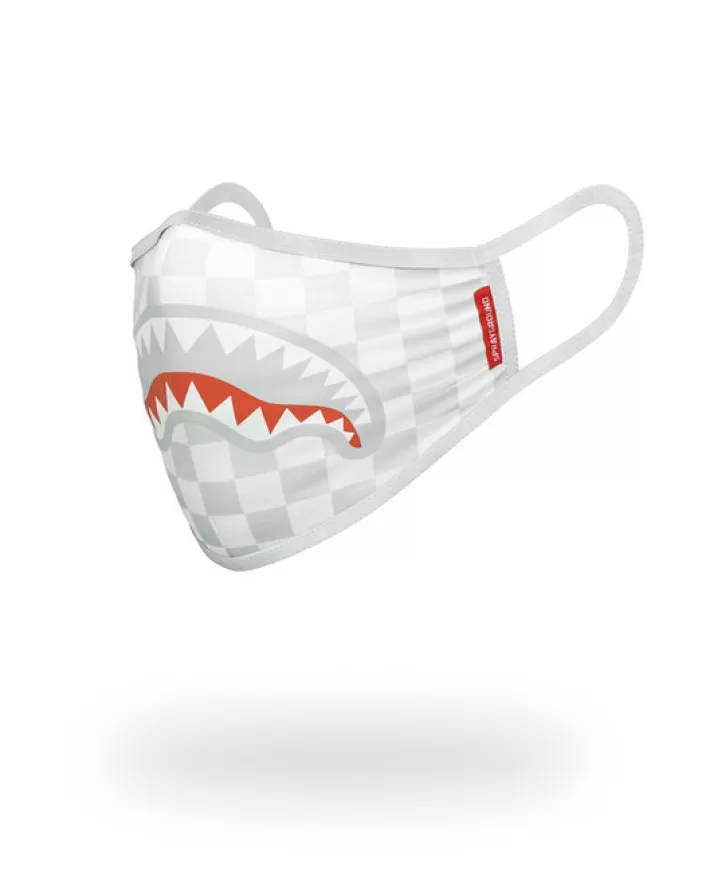 FACE MASKS*Sprayground SHARKS IN PARIS (WHITE) FORM-FITTING MASK