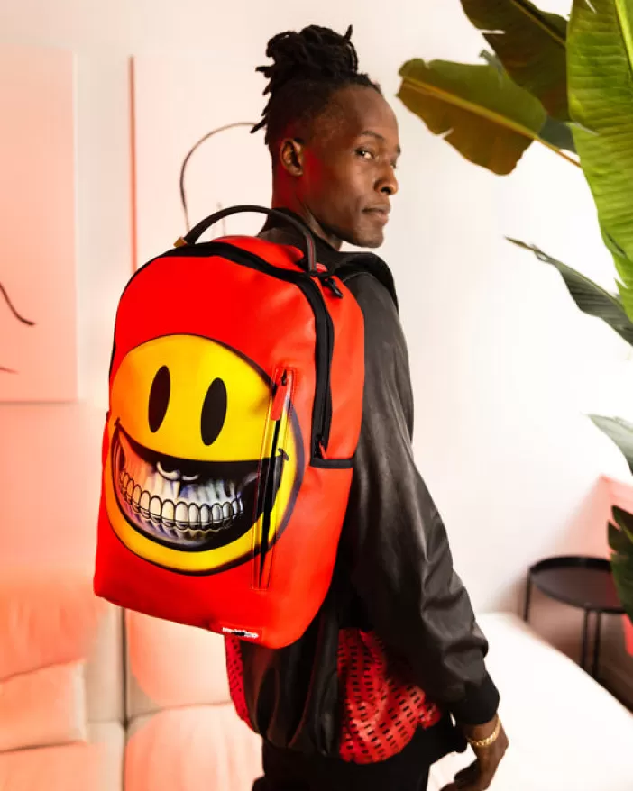 BACKPACKS*Sprayground SMILE BIG GRIN RON ENGLISH COLLAB