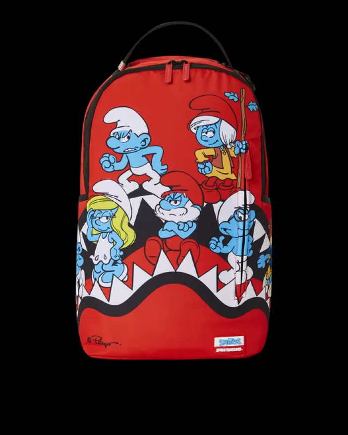 BACKPACKS*Sprayground SMURFS SHARK BOUNCE BACKPACK