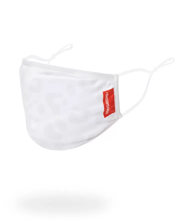 FACE MASKS*Sprayground SNOW LEOPARD POLYESTER FACE MASK