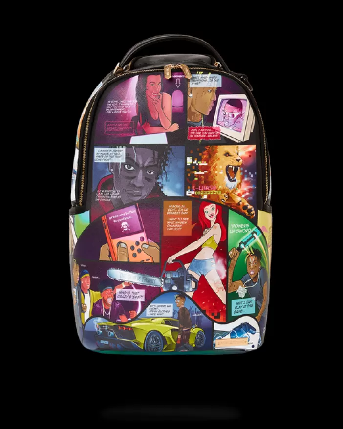 BACKPACKS*Sprayground SOULJA BOY COMIC LIFE