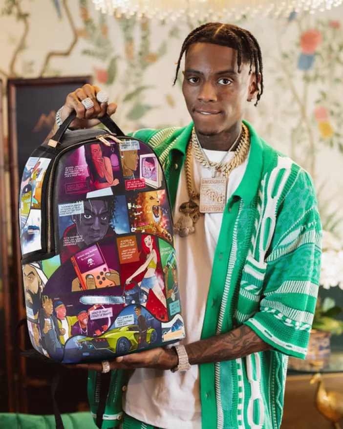 BACKPACKS*Sprayground SOULJA BOY COMIC LIFE