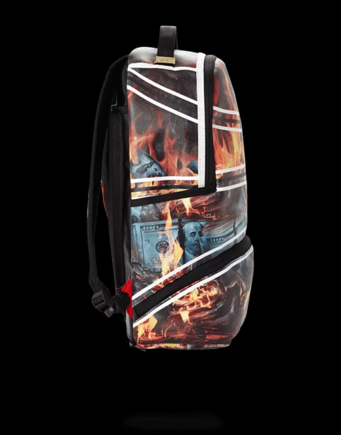 BACKPACKS*Sprayground SPALDING X FIRE MONEY BACKPACK