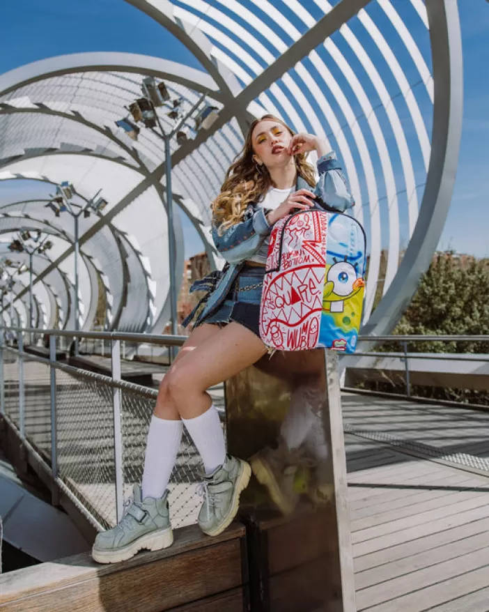BACKPACKS*Sprayground SPONGEBOB ALL MIXED UP BACKPACK