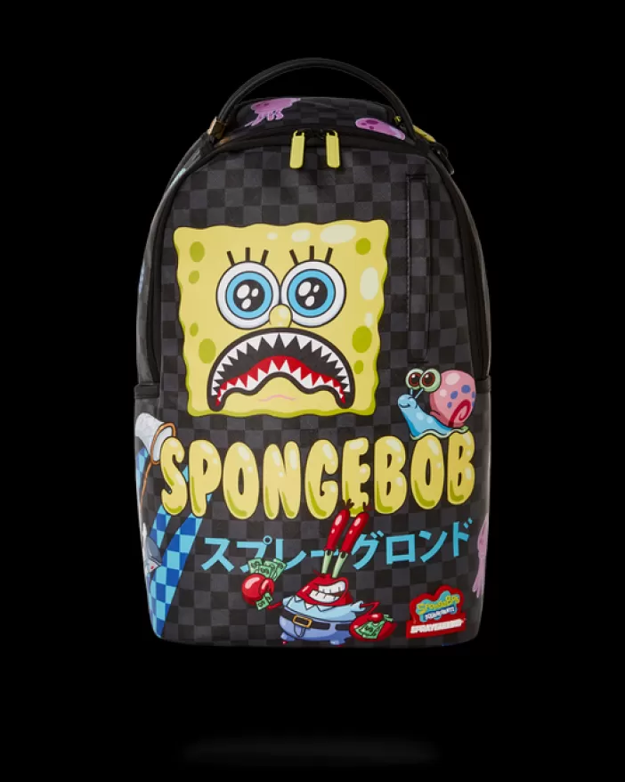 BACKPACKS*Sprayground SPONGEBOB ANIME u30b9u30d7u30ecu30fcu30b0u30e9u30a6u30f3u30c9 (DLXV)