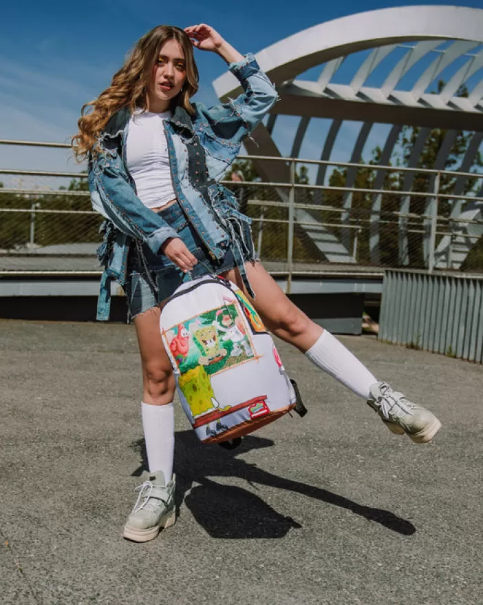 BACKPACKS*Sprayground SPONGEBOB ART CRITIC BACKPACK