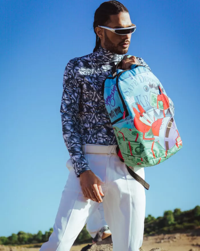 BACKPACKS*Sprayground SPONGEBOB MR KRABS HIGH ROLLER (DLXR)