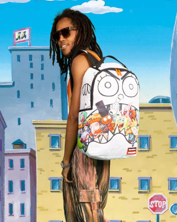 BACKPACKS*Sprayground SPONGEDOODLEBOB EAT UR FRIENDS ;) BACKPACK (DLXR)