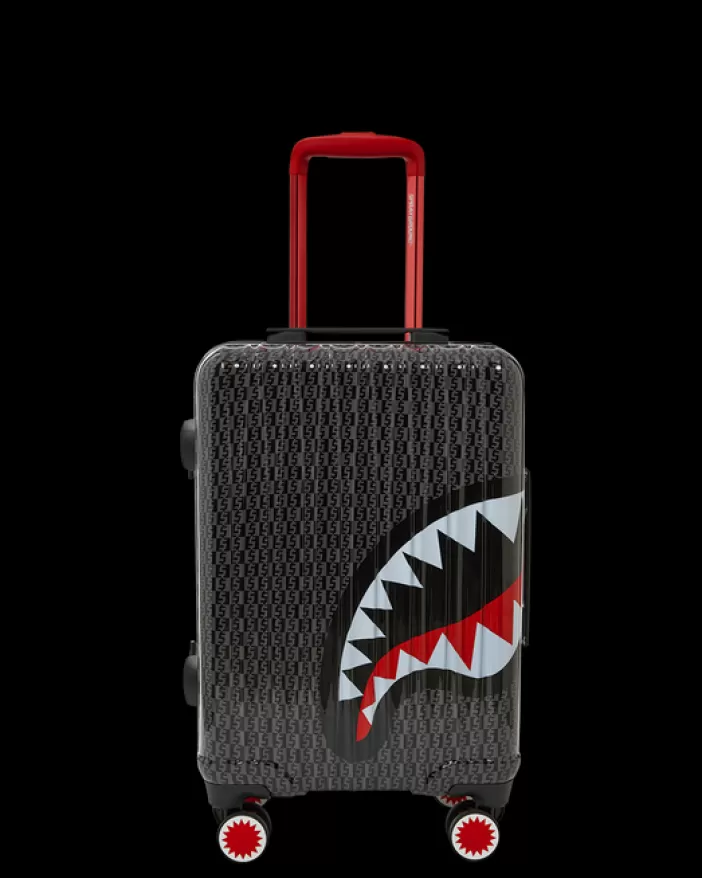 CARRY-ON LUGGAGE*Sprayground SPRAYGATTI REVV SHARKNAUTICS HARDSHELL CARRY-ON LUGGAGE