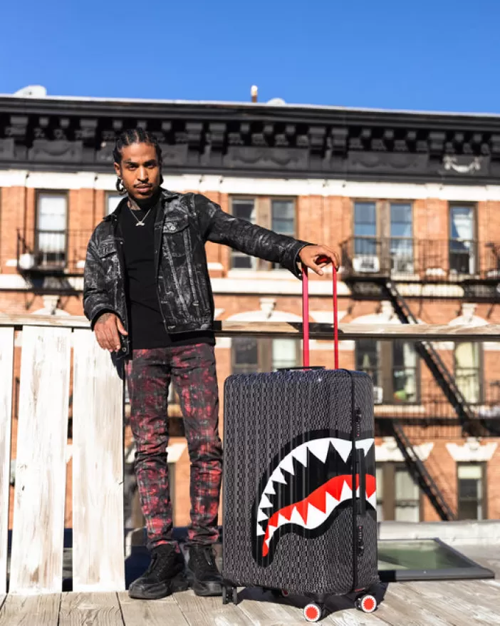 FULL-SIZE LUGGAGE*Sprayground SPRAYGATTI REVV SHARKNAUTICS HARDSHELL FULL-SIZE LUGGAGE