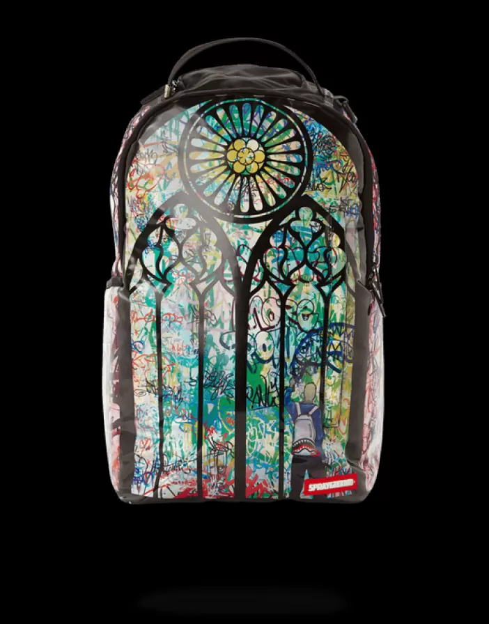 BACKPACKS*Sprayground SPRAYS THE LORD (HOLOGRAPHIC FABRIC)