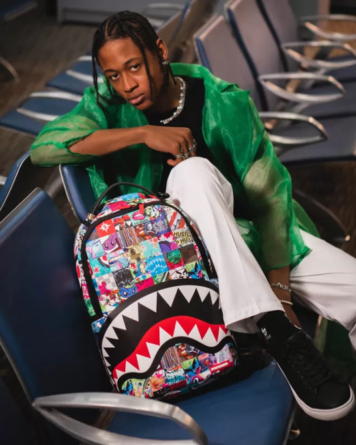 BACKPACKS*Sprayground SPRAYWORLD BACKPACK (DLXV)
