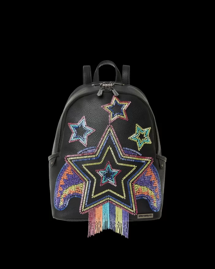 SAVAGES | BACKPACKS*Sprayground STAR RACER A.I.7 SANDFLOWER COLLAB BEADED SAVAGE BACKPACK
