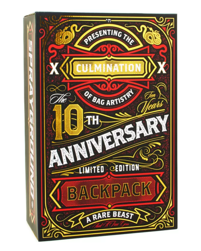 BACKPACKS*Sprayground THE 10 YEAR HUSTLE BACKPACK. MYSTERY BOX. NUMBERED 1 OF 100