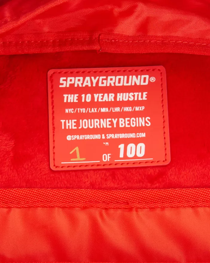 BACKPACKS*Sprayground THE 10 YEAR HUSTLE BACKPACK. MYSTERY BOX. NUMBERED 1 OF 100