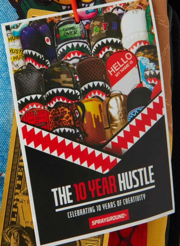 BACKPACKS*Sprayground THE 10 YEAR HUSTLE BACKPACK. MYSTERY BOX. NUMBERED 1 OF 100