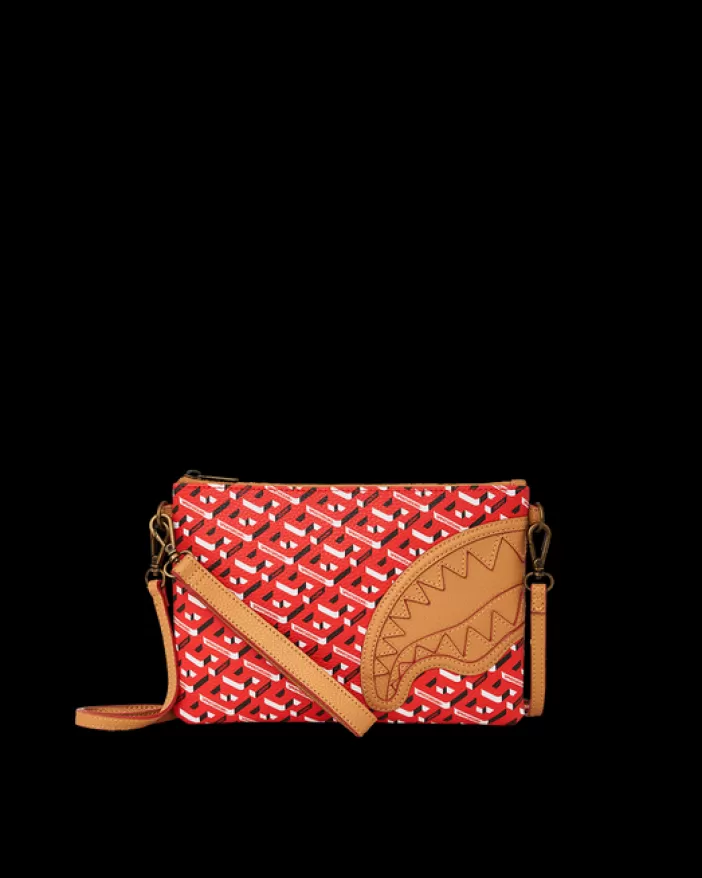 CROSSOVER CLUTCHES*Sprayground THE 3DSG CONCORDE CROSSOVER CLUTCH