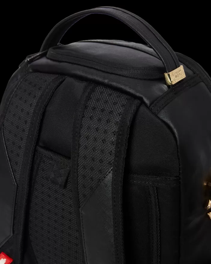 BACKPACKS*Sprayground THE LOST IN SPACE BACKPACK (10 3D GOLD METAL ASTRONAUTS)