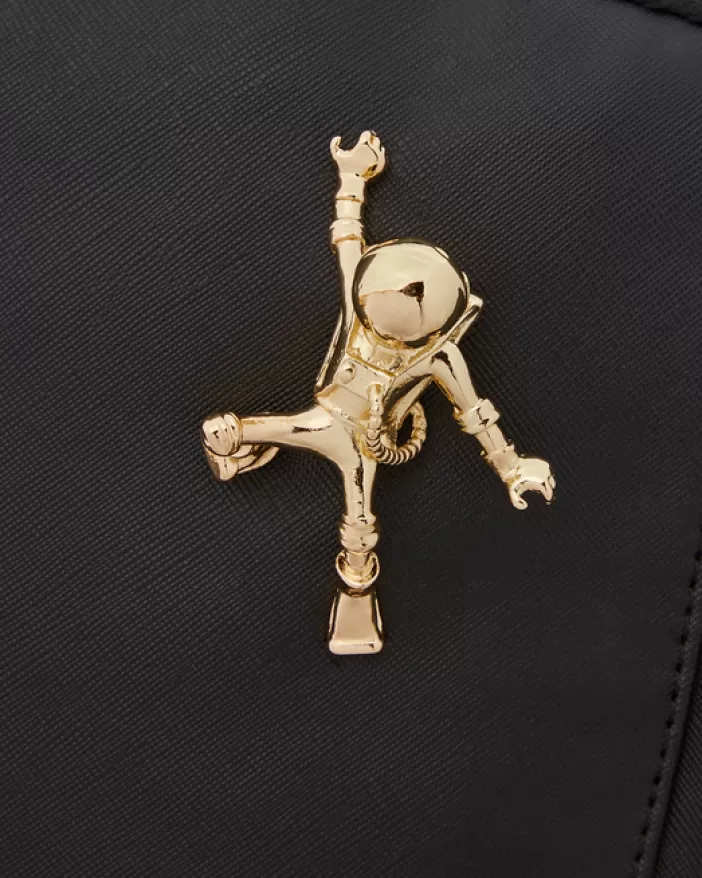 BACKPACKS*Sprayground THE LOST IN SPACE BACKPACK (10 3D GOLD METAL ASTRONAUTS)