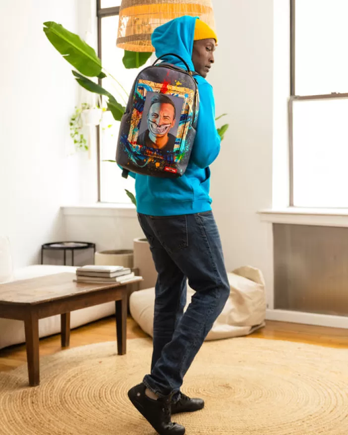 BACKPACKS*Sprayground THE RARE DBD GRIN SHARK PORTRAIT BY RON ENGLISH- SUPER LIMITED EDITION