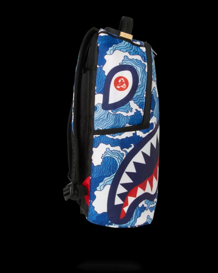BACKPACKS*Sprayground THE SHARK WAVE (made from 100% recycled plastic bottles from the ocean)