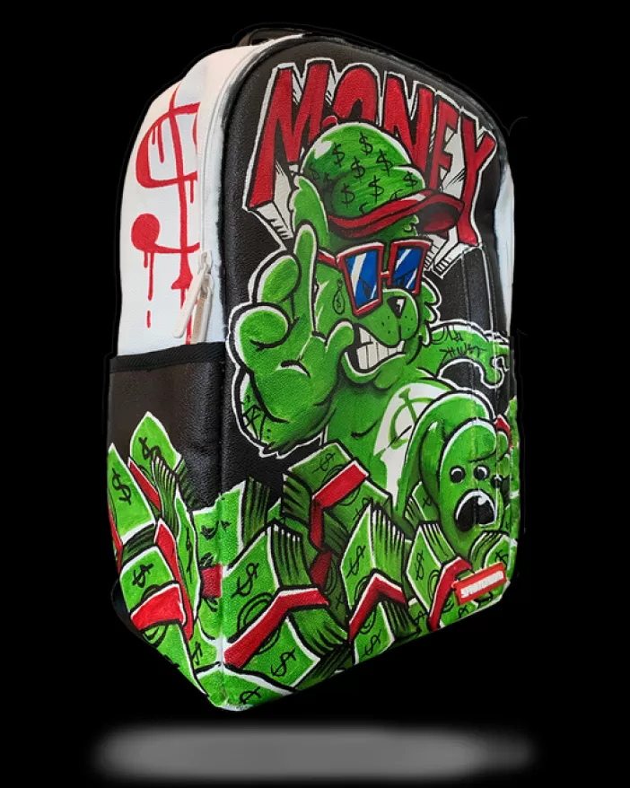 BACKPACKS*Sprayground THE DIY WHITE BACKPACK (VEGAN LEATHER u0026 INNER MONEY LINING) u0026 MARKERS INCLUDED